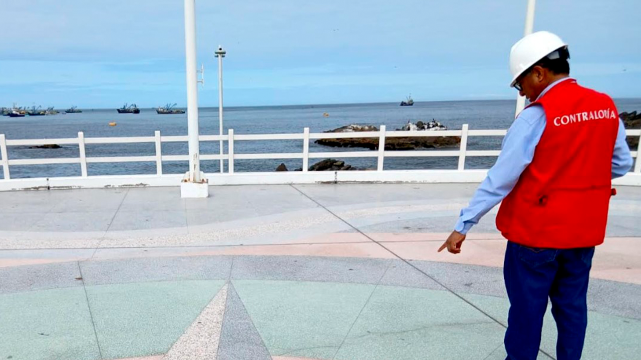 Contraloría General de la República advierte fisuras en malecón costero de Ilo valorizado en S/31 millones